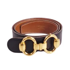 Vintage エルメス HERMES 95年 ベルト レザーベルト リバーシブ