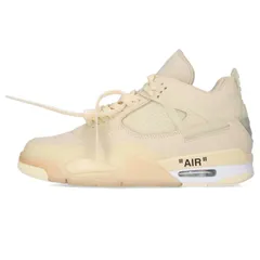 NIKE ナイキ ×Off-White WMNS AIR JORDAN 4 RETRO SP SAIL CV9388-100 ...