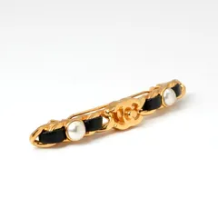 シャネル CHANEL ヘアアクセサリー ゴールド ココマーク ターンロック ヘアピン ヘアクリップ