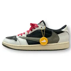 Travis Scott NIKE Women's Air Jordan 1 Low OG Medium Olive コラボ エアジョーダン1 スニーカー DZ4137-106 ナイキ トラビススコット 27.5cm 79113A1