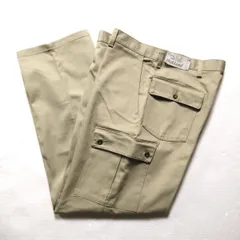 デッドストック 90's メキシコ製 レッドキャップ カーゴパンツ (34×30) カーキ系 ワークパンツ 90年代 オールド 未使用 HighLand RED KAP　アメリカ古着 USED  ビンテージ ヴィンテージ