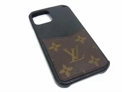 LOUIS VUITTON ルイヴィトン M80080 モノグラム バンパー iPhone12/12Pro対応 アイフォンケース スマホケース ブラウン系 AY8252