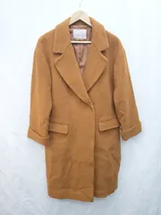 ◇ 31 Sons de mode ウール フロントボタン 長袖 チェスターコート サイズ38 ブラウン系 レディース P  【1404250014074】