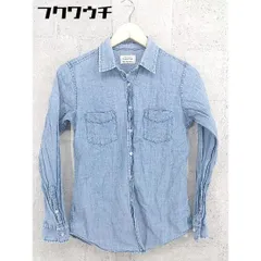 ◇ green label relaxing グリーンレーベル UNITED ARROWS 長袖 シャツ サイズ38 ブルー レディース 【中古】 【1002802568879】