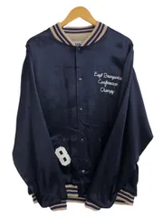 HOUSTON (ヒューストン) RAYON AWARD JACKET（EAST）レーヨンアワードジャケット XXL 51250 ネイビー 紺 メンズ/004のサムネイル