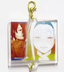 【中古】キーホルダー 伊黒小芭内(デザイン93) 「アニメ 鬼滅の刃 柱展 -そして無限城へ- 柱百景～絆アクリルチャーム15～ 伊黒小芭内」