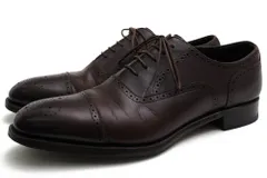 美品✨リーガル　ドレスシューズ　W515 シェルコードバン 水染めコードバンの魅力【リーガルのロングウイングチップ WH515