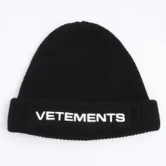VETEMENTS キャップ スパンコールレタリング