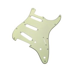 YJB PARTS ST'65 ストラト用ピックガード ミントグリーン3Ply インチ 日本製