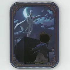 【中古】バッジ・ピンズ 江戸川コナンVS怪盗キッド ビッグスクエア缶バッジ 「セガ ラッキーくじ 名探偵コナン メモリアルカット」 K賞