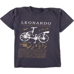 古着 Leonardo's bike プリントTシャツ メンズM/eaa162727