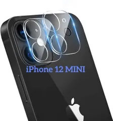 Ramparsd 【2枚入り】iPhone 12 MINI 対応 カメラフィルム レンズ保護ガラスフィルム【日本製素材旭硝子製】硬度9H全面保護 高い光透過率 極薄 自動吸着 気泡ゼロ 気泡防止 指紋防止 飛散防止 MX-YHSS426-07