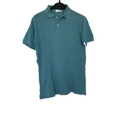 TR7 LACOSTE（ラコステ）半袖ポロシャツ 2 コットン ブルー 青 コットン レディース トップス