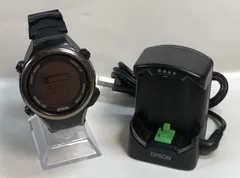 【ジャンク品】EPSON PULSESENSE PS-600 心拍計 Epson Pulsense PS-600 seiko smart watch and charger men