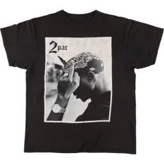 古着 BRAVADO 2pacトゥーパック ラップTシャツ ラップT メンズM相当/eaa546969