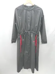 ◇ ⊇ MILKFED ミルクフェド DRAWSTRING DRESS 長袖 ロング丈 ワンピース サイズOne ブラック系 レディース E  【1501230044646】のサムネイル