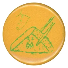 【中古】バッジ・ピンズ FUNKY MONKEY BABYS(背景黄/ケミカル) 缶バッジ FUNKY MONKEY BABYS ライブ会場限定ガチャガチャ景品