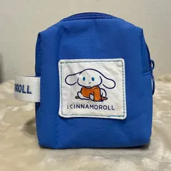 I.CINNAMOROLL アイシナモロール スクエアポーチ 水色 サンリオ