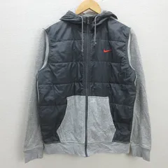 G■ナイキ/NIKE フルジップパーカー/679373【L】灰/men's/12【中古】■