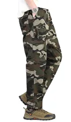 ワークパンツ 軍パン 多機能 ズボン 登山 作業着 アウトドア ゆったり メンズ 大きいサイズ 多ポケット パンツ ミリタリー ズボン カーゴ 迷彩パンツ ボトムス [ANONIE] ロングパンツ