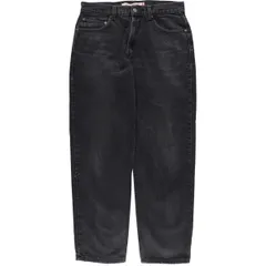 古着 00年代 リーバイス Levi's 550 RELAXED FIT ブラックデニム テーパードデニムパンツ メンズw33相当/eaa528271