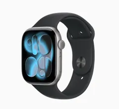 「新品」Apple Watch Series 11 GPSモデル 46mm MEV04J/A [スペースグレイ・ブラックスポーツバンド S/M] スマートウォッチ