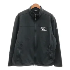 THE NORTH FACE ノースフェイス WINDWALL ロゴ ソフトシェルジャケット アウトドア 刺繍 企業 ブラック (メンズ XXL) 中古 古着 P9127