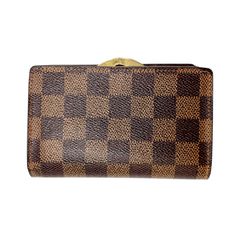 【真贋判定済】LOUIS VUITTON ルイヴィトン ダミエ ポルトモネビエヴィエノワ N61664 ダミエ ウォレット B0323PLNAQ