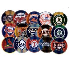 USA直輸入品 MLBメジャーリーグステッカーB 15枚セット【送料無料】