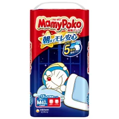 新品 【パンツ Mサイズ】 MamyPoko マミーポコ 夜用パンツ ドラえもん オムツ(6~13kg)40枚