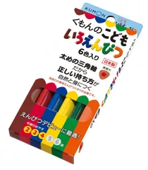 【特価商品】お受験 入学 お絵かき 入園 SE-23 6色 ぬりえ こどもいろえんぴつ えんぴつ くもん出版のサムネイル