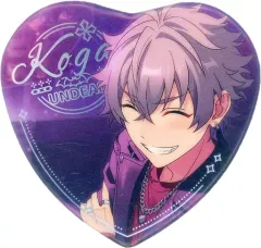 【中古】バッジ・ピンズ 大神晃牙 「あんさんぶるスターズ!! 心光ハート缶バッジ Cグループ」 中国限定