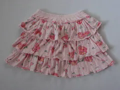 プチバトー petit bateau アウトレット 子供服 女の子 8歳 約 120cm スカート ピンク 花柄 春 夏 秋 ★3 ボトムス ガールズ 女児 キッズ 【中古】 ユーズド リサイクル こども