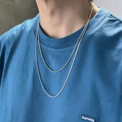 50cm 60cm / 2mm シルバー ロング ネックレス RN