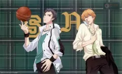 【中古】ブックカバー・しおり(キャラクター) 棗＆昴(グリーン/チェック柄) 「BROTHERS CONFLICT ストーンペーパーブックカバーコレクション」