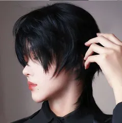 ウィッグ メンズ 短髪 かつら 自然 フルウィッグ ショートウィッグ ショートヘア ブラック 黒 ウルフ 前髪あり コスプレ 男装 おしゃれ ナチュラル かっこいい ショート 耐熱ウィッグ 小顔効果 コスチューム 文化祭 学園祭 イベント 仮装 dp213n1