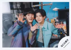 【中古】生写真(STARTO) なにわ男子/長尾謙杜・大橋和也/横型・上半身/アルバム「+Alpha」MV＆ジャケ写オフショット/公式生写真