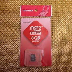 microSDHC CARD 8GB TOSHIBA
