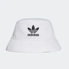 アディダスオリジナルス adidas Originals 帽子 トレフォイル バケットハット メンズ レディース ストリート ユニセックス BHH18 FQ4641 BUCKET HAT WHITE