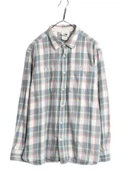 【お得なクーポン配布中!】 ノースフェイス チェック 長袖 フランネル シャツ メンズ XL THE NORTH FACE アウトドア 長袖シャツ ネルシャツ 大きいサイズ マルチカラー