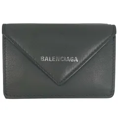 未使用BALENCIAGA レザー 折り財布　コンパクトウォレット 2025年最新】BALENCIAGA 折り財布の人気アイテム - メルカリ