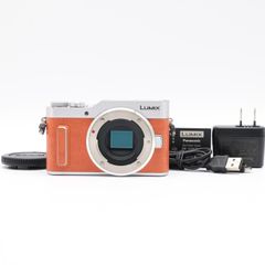 ＜並品＞Panasonic LUMIX GF10 DC-GF10 オレンジ｜自撮りチルト液晶×4K動画対応｜軽量ミラーレス一眼｜タッチ操作＆Wi-Fi搭載｜外装スレあり