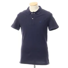 【中古】ラルディーニ LARDINI コットン 鹿の子 半袖 ポロシャツ ネイビー【サイズS】【メンズ】のサムネイル