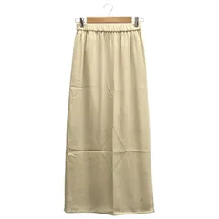 Spick & Span (スピックアンドスパン) ■ ⑤ 25060200906020 サテンイージースカート レディース ベージュ 36