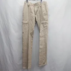 ◇ Θ COMME CA ISM コムサイズム ストレートパンツ サイズL ベージュ系 レディース E  【1411280013731】