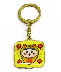 【中古】キーホルダー ハチワレ ダイカットキーホルダー 金の豚 「ちいかわ なんか小さくてかわいいやつ」 横浜限定