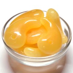 アラゴナイト　35ｍｍ勾玉　2個セット　　☆天然石 高品質