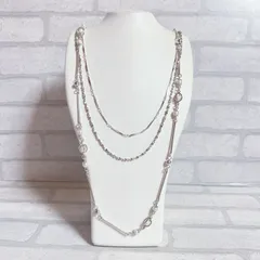 ネックレス　silver　シルバー　PATRA　パール　ラウンド　アンティーク　ヴィンテージ　EL-0524