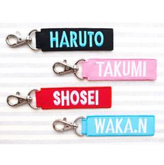 2枚セット(2タイプ) 名入れOK！ネームプレート オーダーメイド♪11色