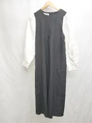 ◇ ◎ ●未使用● ⊇ Girly Doll ガーリードール 長袖 膝下丈 ワンピース サイズF ブラック レディース P  【1409090017933】のサムネイル